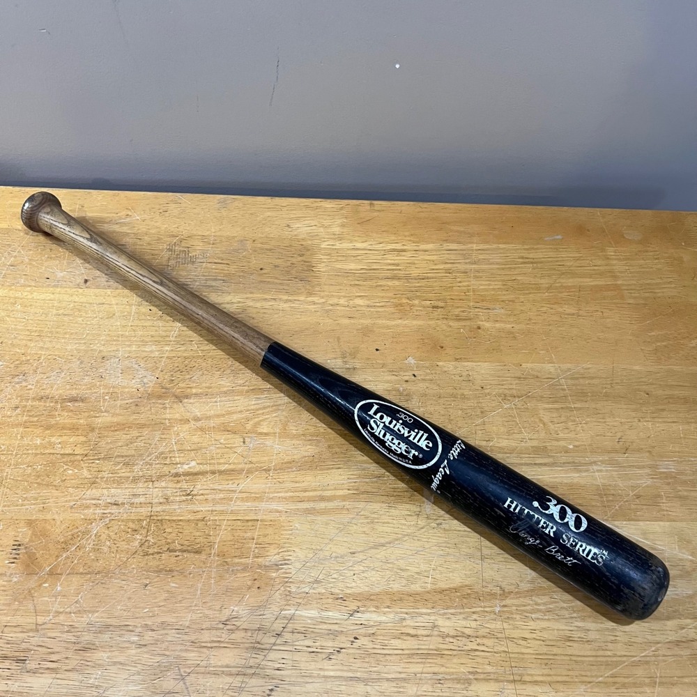 Vtg Louisville Slugger 300 Hitter Series George Brett Little League Wood Bat USA